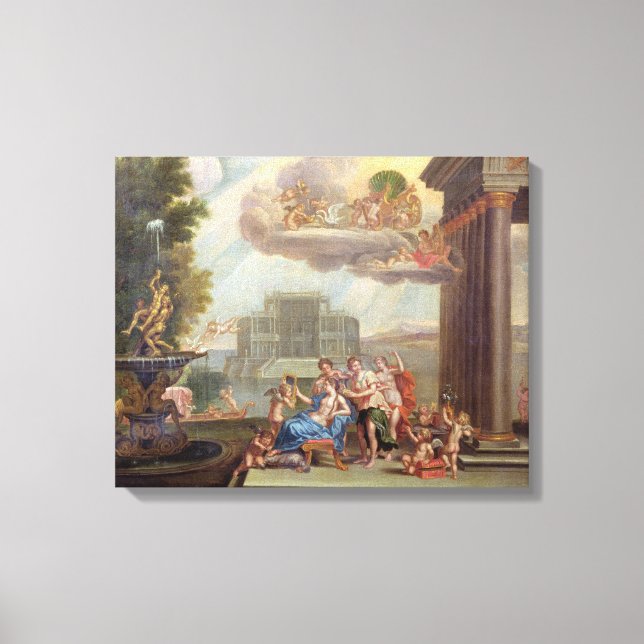 The Toilet of Venus, 18th century Canvas Print (Front)