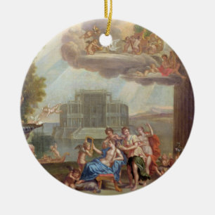 The Toilet of Venus, 18th century Ceramic Tree Decoration