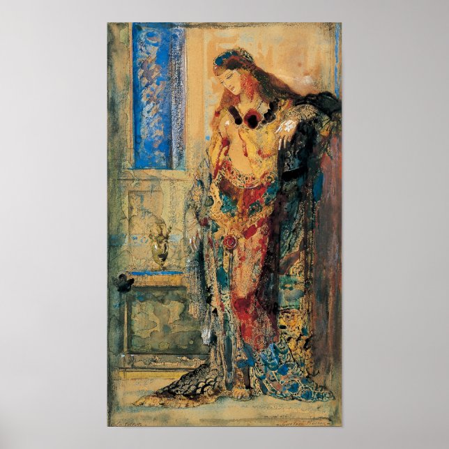 The Toilette by Gustave Moreau Poster (Front)