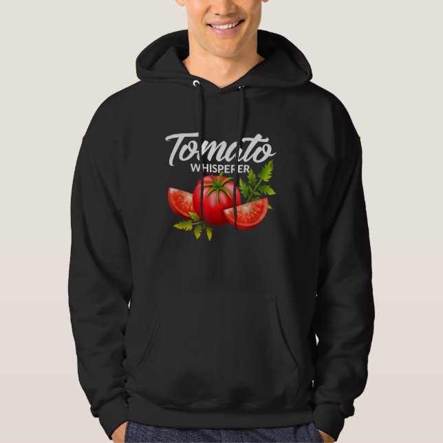 The Tomato Whisperer Gardening Tending Garden Farm Hoodie (Front)