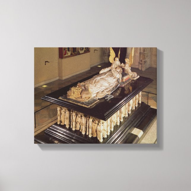 The tomb of Philip the Bold, Duke of Burgundy Canvas Print (Front)