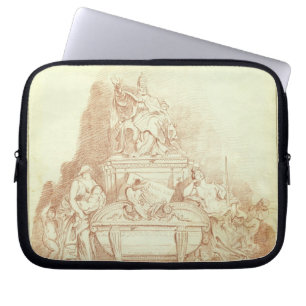 The Tomb of Pope Urban VIII (1568-1644) by Gianlor Laptop Sleeve