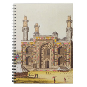 The Tomb of the Mughal emperor Akbar, from 'Le Cos Spiral Notebook