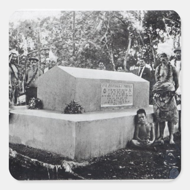 The Tomb of Tusitala Square Sticker (Front)