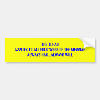 THE TORAH BUMPER STICKER
