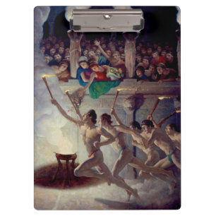 The Torch Race, Grecian Olympics by N. C. Wyeth Clipboard