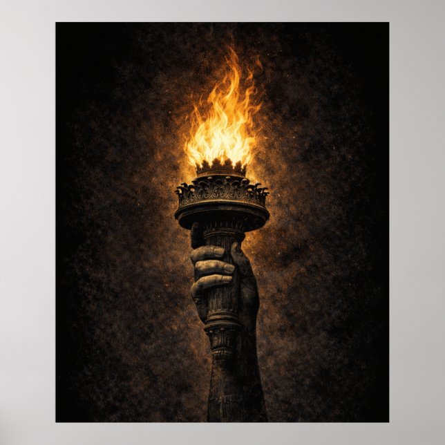 THE TORCH STILL BURNS POSTER (Front)