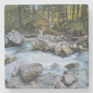 The torrent Ramsauer Ache Stone Coaster