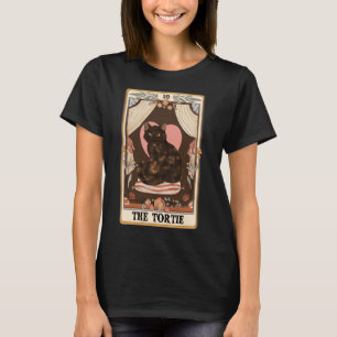The Tortie Tarot Card Vintage Tortie Cat Tortie Mo T-Shirt