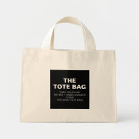 The Tote Bag Retirement Parody Black