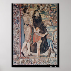 The Tournament, made by a Brussels workshop Poster