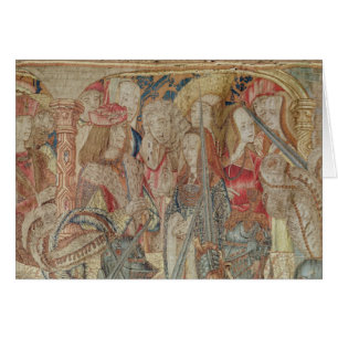 The Tournament, vertical loom tapestry