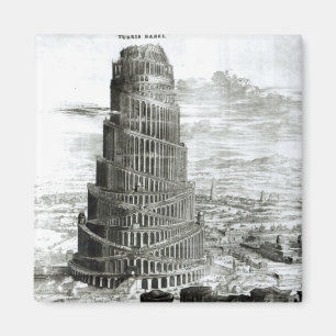 The Tower of Babel, 1679 Magnet