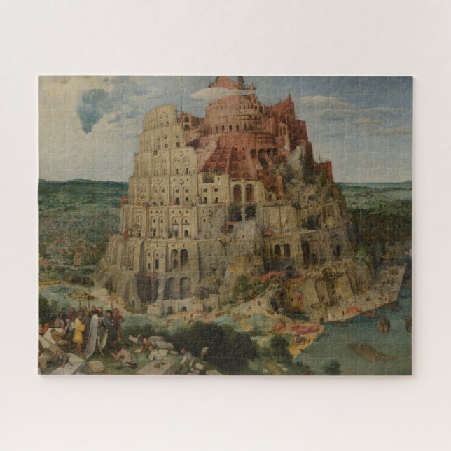 The Tower of Babel by Pieter Bruegel Jigsaw Puzzle (Horizontal)