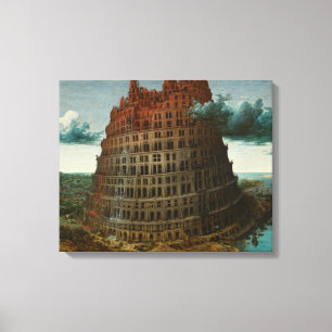 The Tower of Babel (by Pieter Bruegel the Elder) Canvas Print