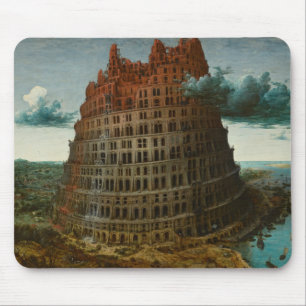 The Tower of Babel (by Pieter Bruegel the Elder) Mouse Pad
