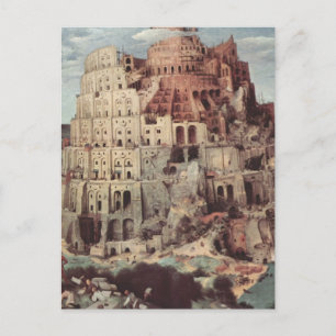 The Tower of Babel - Pieter Bruegel the Elder Postcard