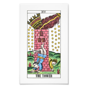 The Tower Tarot Card Photo Print