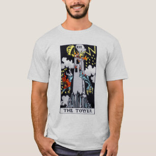 The Tower Tarot Card T-Shirt
