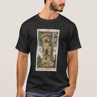 The Tower Tarot Card Xvi T-Shirt