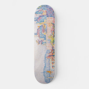 The Towers of Antibes (by Paul Signac) Skateboard