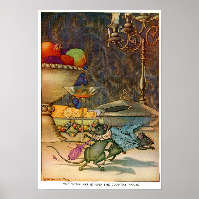 The Town Mouse and The Country Mouse Poster (Front)