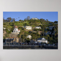 The town of Avalon on Catalina Island,