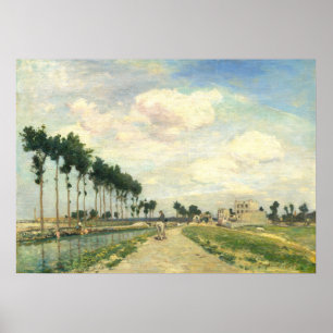 The Towpath - Johan Jongkind Fine Art Poster