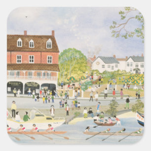 The Towpath Walton-on-Thames Square Sticker