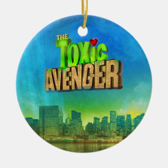 The Toxic Avenger Ceramic Tree Decoration (Front)
