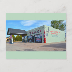 The Trade Station, Route 66, Tucumcari, New Mexico Postcard