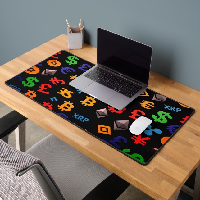 The Trader Dream Collection Candlestick Charts Desk Mat (Office 2)