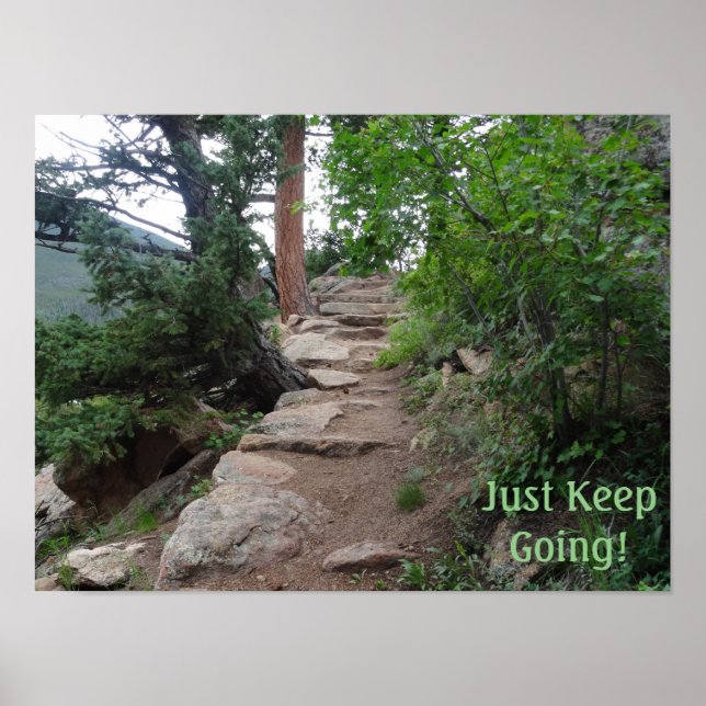 The trail less travelled. poster (Front)