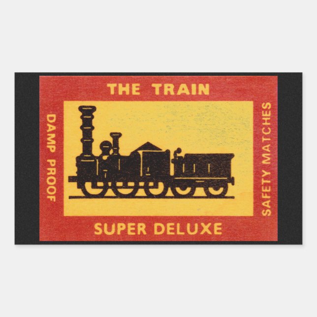 The Train Vintage Match Label (Front)