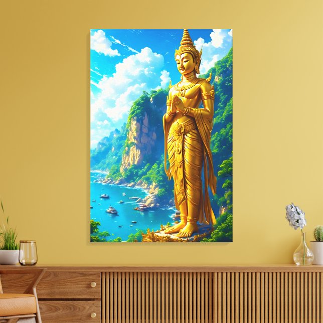 The Tranquil Protector Canvas Print (Insitu(LivingRoom))