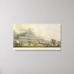 The Transept of the Crystal Palace, from the Princ Canvas Print