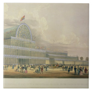 The Transept of the Crystal Palace, from the Princ Tile