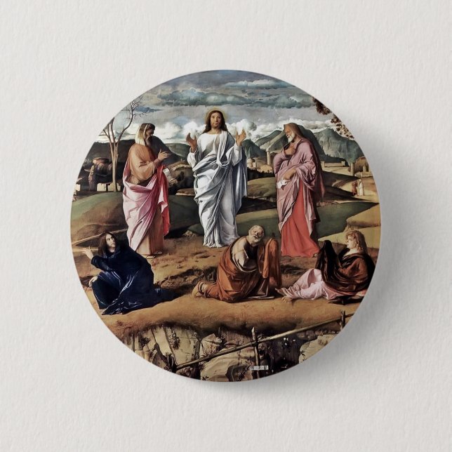 The Transfiguration 6 Cm Round Badge (Front)
