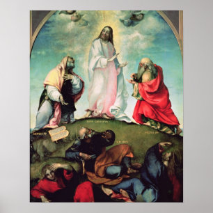 The Transfiguration of Christ, c.1510-12 (oil on p Poster