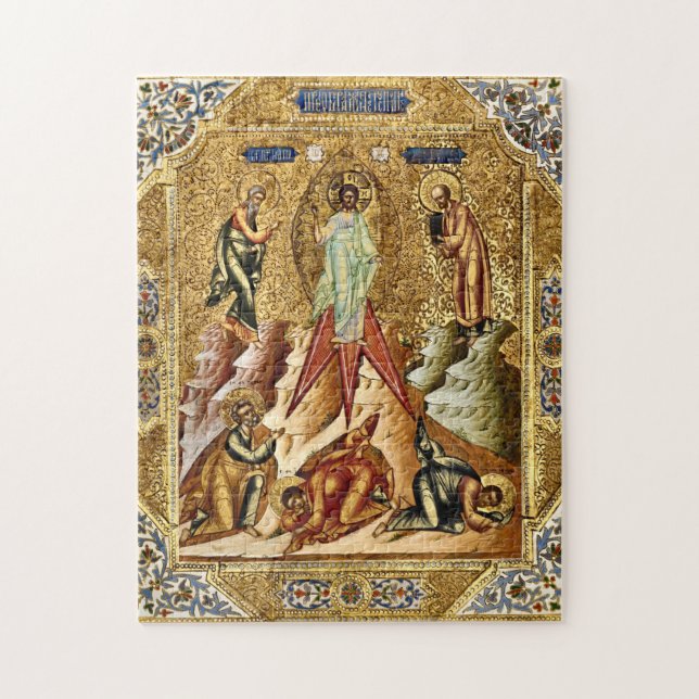 The Transfiguration of Jesus Christ Orthodox Icon Jigsaw Puzzle (Vertical)
