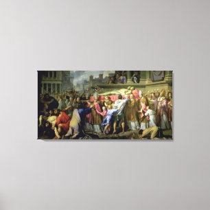 The Translation of the Bodies of SS. Gervase and P Canvas Print