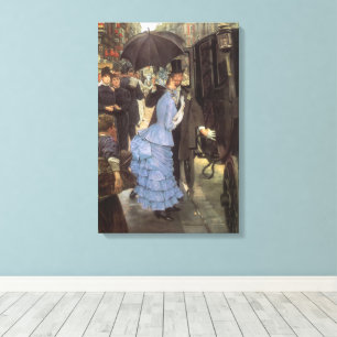 The Traveller (aka Bridesmaid) by James Tissot Canvas Print