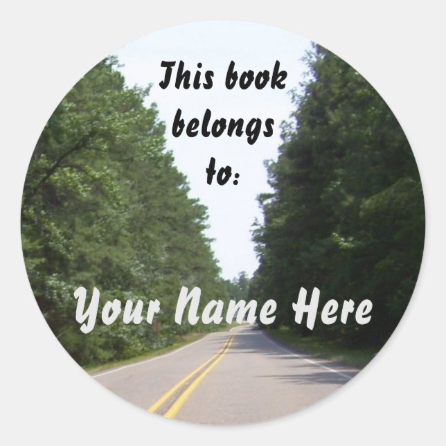 The Traveller's Book Labels (Front)