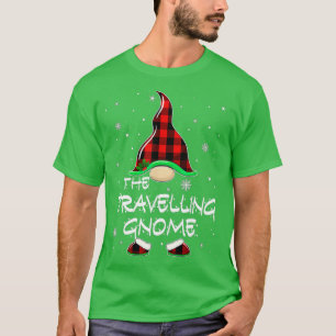 The Travelling Gnome Buffalo Plaid Matching Family T-Shirt