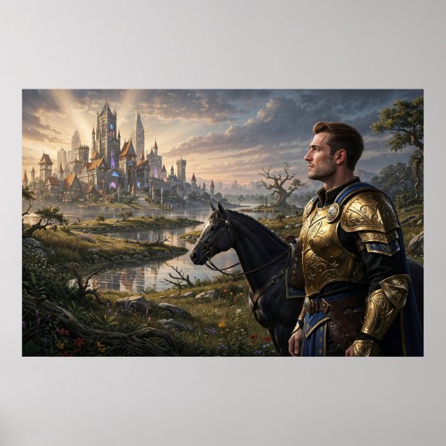 The Travelling Paladin Poster (Front)
