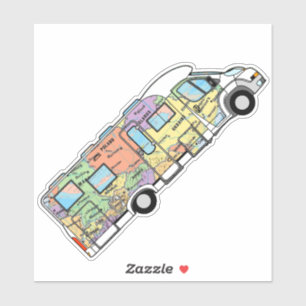 The Travelling RV motorhome world map