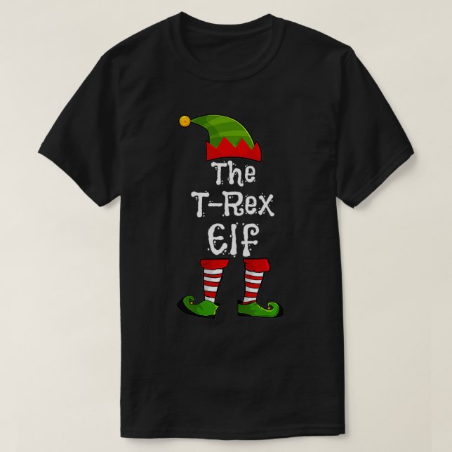 The TRe Elf Matching Family Group Christmas Party  T-Shirt (Design Front)