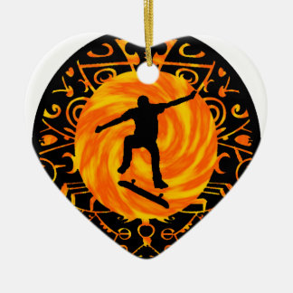 THE TRE FLIP CERAMIC TREE DECORATION