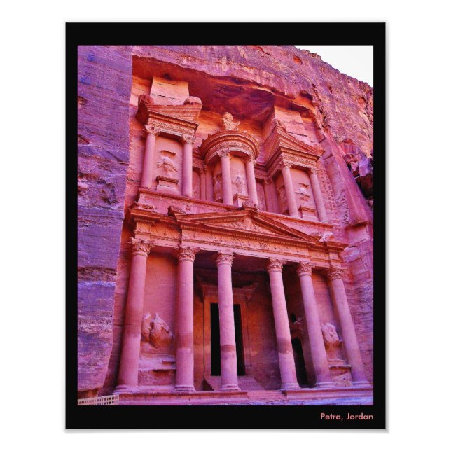 The Treasury at Petra Photo Print (Front)