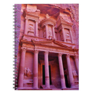 The Treasury at Petra Spiral Notebook